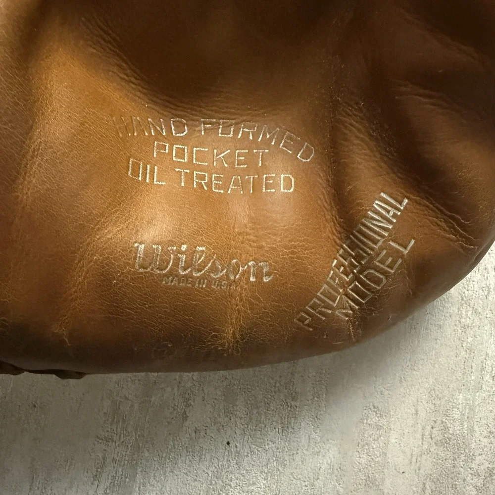 Vintage Wilson Baseball‎ Glove 616 Professional Model Made In USA 1624696